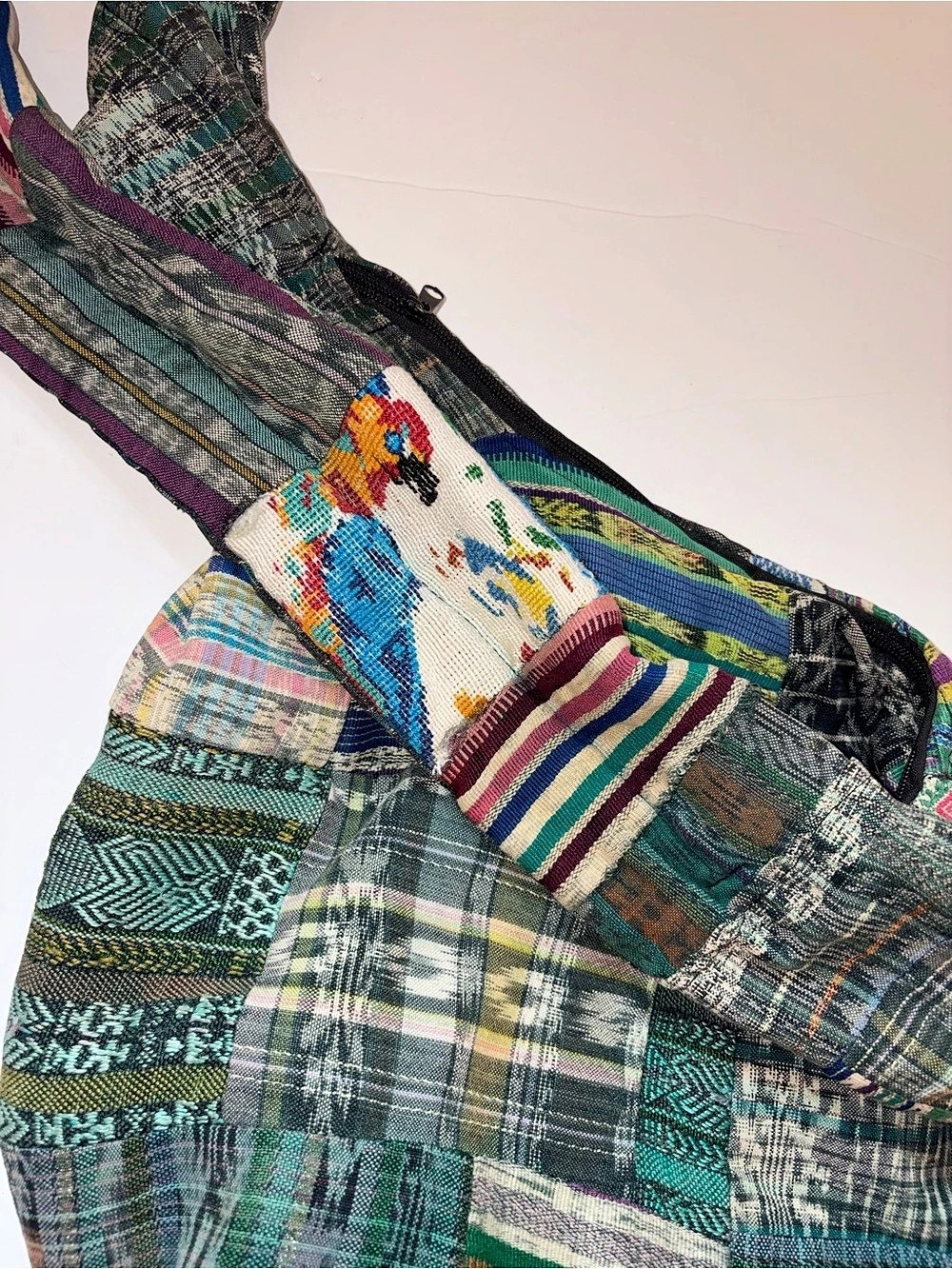 Multicolor Patchwork Bohemian Style Bag - Picture 10 of 16